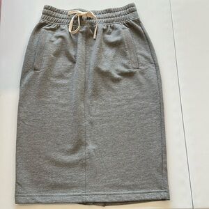 Alternative Apparel - great sweatshirt skirt, gray, small